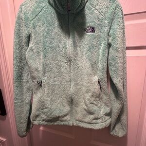 The North Face Women's Light Green Teddy Jacket